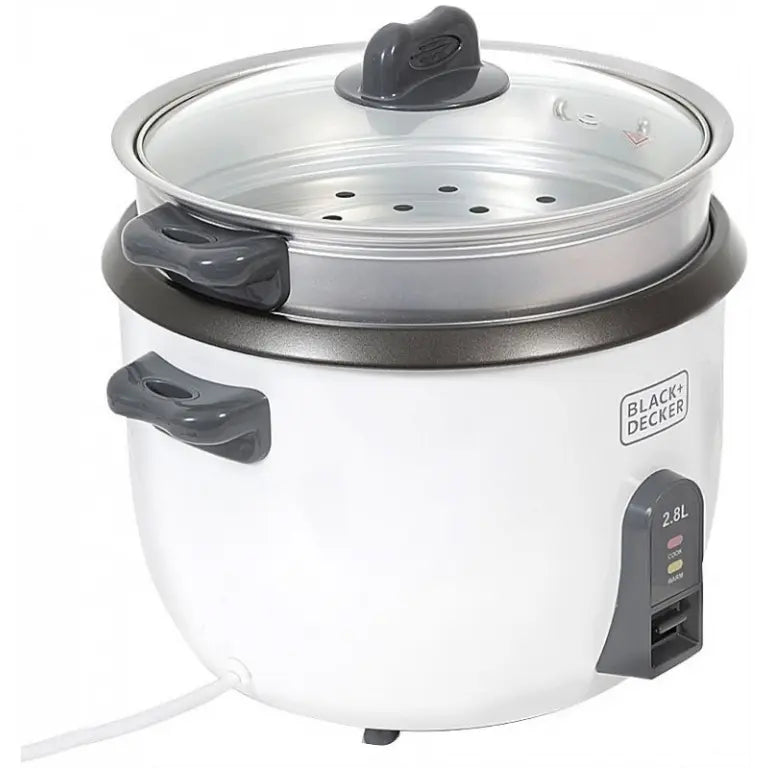 Black+Decker Non-Stick Rice Cooker, 2.5 Liters – RC2850 Black+Decker Non-Stick Rice Cooker, 2.5 Liters – RC2850